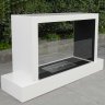 Напольный биокамин Modern Cube BioFire, белый фото 2