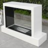 Напольный биокамин Modern Cube BioFire, белый фото 3
