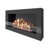 Биокамин SteelHeat WALL GRAND 1200 черный фото 4