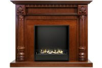 Биокамин в портале Firezo Edinburg Тёмный орех, стандарт