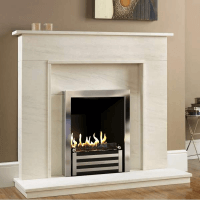 Биокамин в мраморном портале Firezo Grazia, стандарт