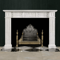 Биокамин в мраморном портале Firezo Colibri, стандарт