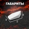 Декоративные керамические камни, 5 шт, граненые белые фото 2