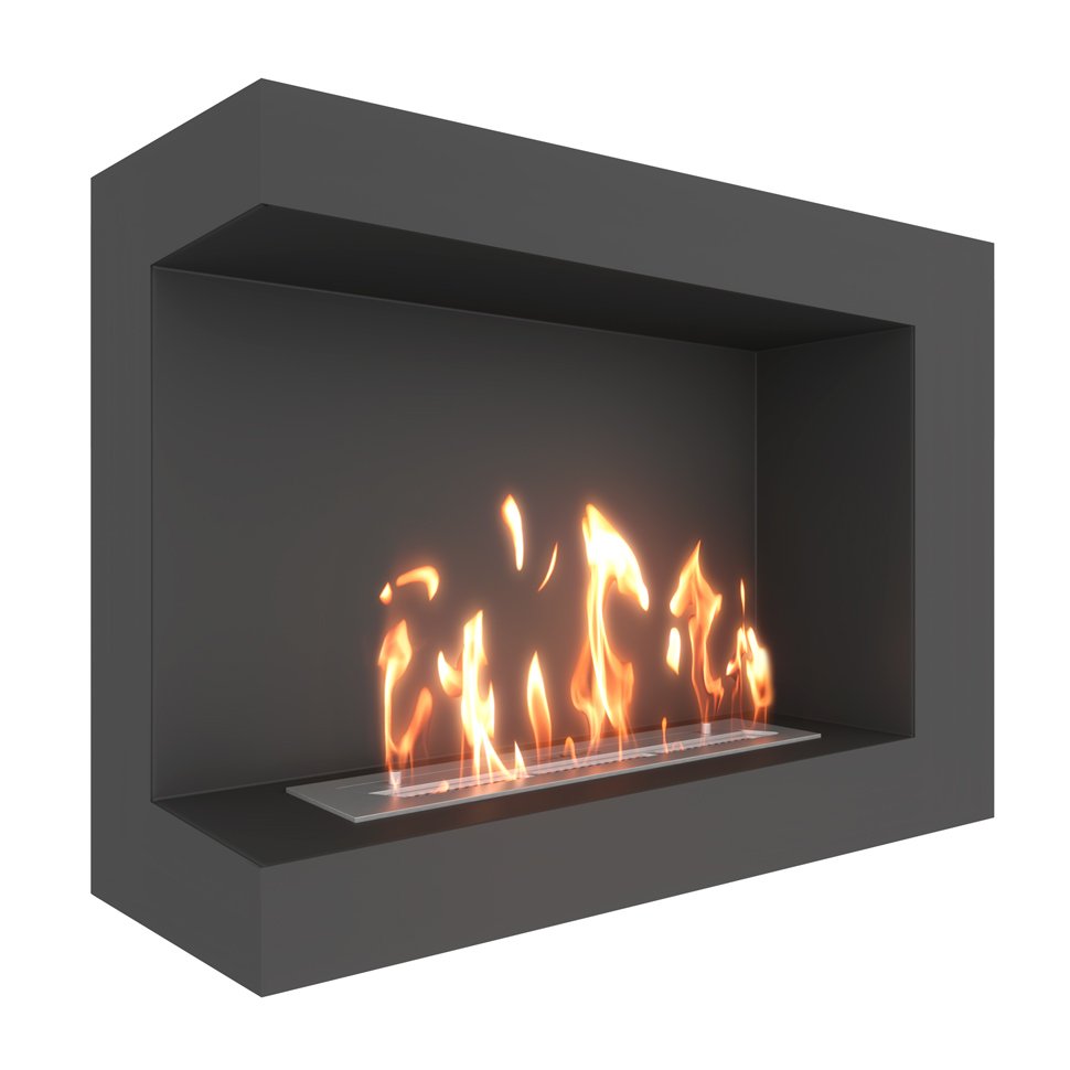 Биокамин угловой SteelHeat GRAND 800 левый