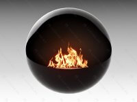 Настенный биокамин Lux Fire "Блэк Джек"